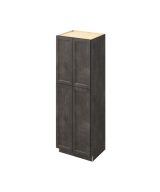 Monaco - 30" x 90" Utility Pantry, 4 Doors, 8 Shelves in Slate MSL-UP3090