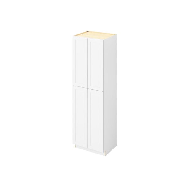 Cooper - 30" x 96" Utility Pantry, 4 Doors, 8 Shelves in White CWH-UP3096