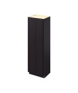 Hudson - 30" x 96" Utility Pantry, 4 Doors, 8 Shelves in Espresso HES-UP3096