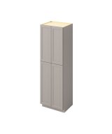 Monaco - 30" x 96" Utility Pantry, 4 Doors, 8 Shelves in Grey MGR-UP3096