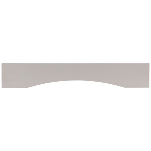 Cooper, Hudson, Monaco - 36" W x 6" H x 3/4" D Valance Arched - in Grey PGRY-VAR36