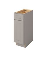 Cooper - 12" Vanity Base, 1 Door-1 Drawer, 1 Shelf in Grey CGR-VB12