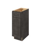 Cooper - 12" Vanity Base, 1 Door-1 Drawer, 1 Shelf in Slate CSL-VB12