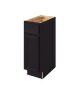 Hudson - 12" Vanity Base, 1 Door-1 Drawer, 1 Shelf in Espresso HES-VB12