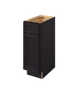 Monaco - 12" Vanity Base, 1 Door-1 Drawer, 1 Shelf in Espresso MES-VB12