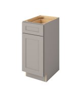 Cooper - 15" Vanity Base, 1 Door-1 Drawer, 1 Shelf in Grey CGR-VB15