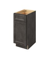 Monaco - 15" Vanity Base, 1 Door-1 Drawer, 1 Shelf in Slate MSL-VB15