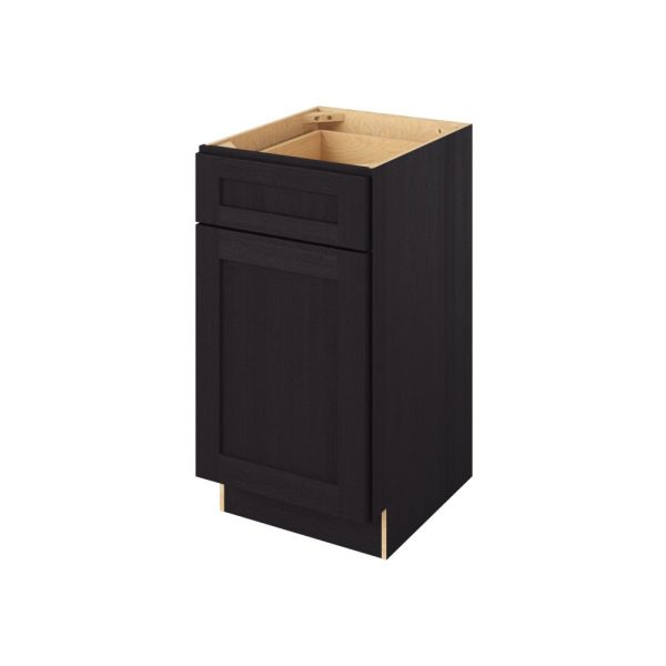 Cooper - 18" Vanity Base, 1 Door-1 Drawer, 1 Shelf in Espresso CES-VB18