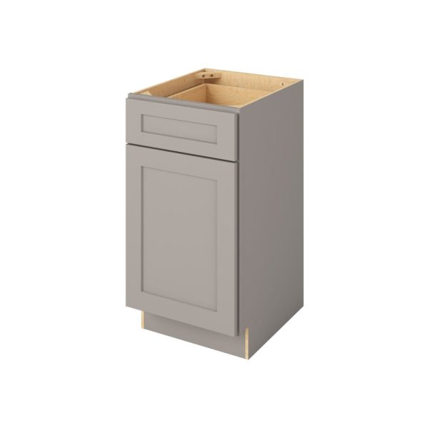 Cooper - 18" Vanity Base, 1 Door-1 Drawer, 1 Shelf in Grey CGR-VB18