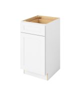 Cooper - 18" Vanity Base, 1 Door-1 Drawer, 1 Shelf in White CWH-VB18