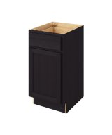 Hudson - 18" Vanity Base, 1 Door-1 Drawer, 1 Shelf in Espresso HES-VB18