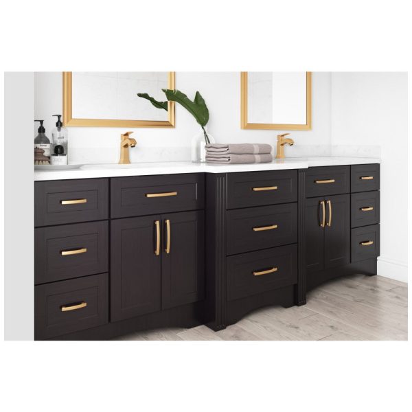 Cooper - 36" Vanity Base Top Drawers, 2 Doors-2 Drawers-1 False Front in Espresso CES-VBTD36