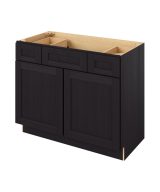 Cooper - 42" Vanity Base Top Drawers, 2 Doors-2 Drawers-1 False Front in Espresso CES-VBTD42