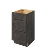 Cooper - 18" Vanity Three Drawer Base, 3 Drawers in Slate 3-CSL-VDB18