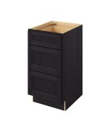 Monaco - 18" Vanity Three Drawer Base, 3 Drawers in Espresso 3-MES-VDB18