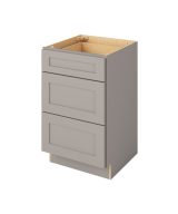 - 21" Vanity Three Drawer Base in Grey 3-CGR-VDB21