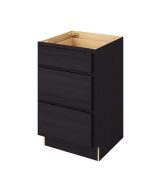 - 21" Vanity Three Drawer Base in Espresso 3-HES-VDB21