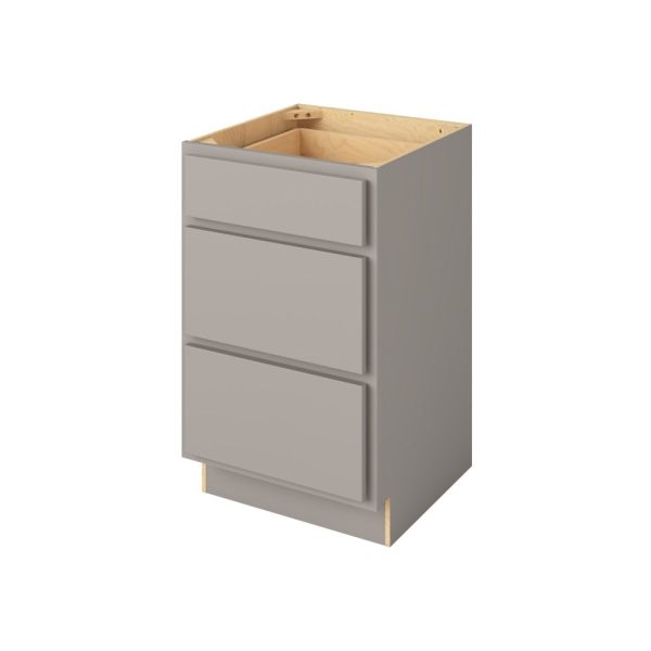 - 21" Vanity Three Drawer Base in Grey 3-HGR-VDB21