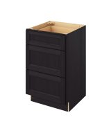 - 21" Vanity Three Drawer Base in Espresso 3-MES-VDB21