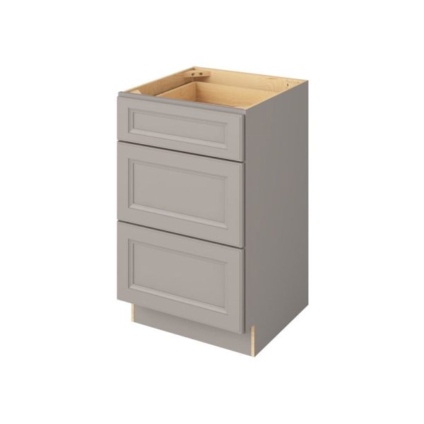 - 21" Vanity Three Drawer Base in Grey 3-MGR-VDB21