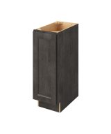 Monaco - 12" Vanity Full Height, 1 Door, 2 Shelves in Slate MSL-VFH12