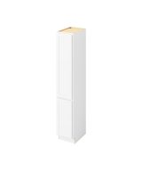 Hudson - 15" x 84" Vanity Linen Cabinet 2 Door, 6 Shelves in White HWH-VL1584