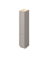 Monaco - 15" x 84" Vanity Linen Cabinet 2 Door, 6 Shelves in Grey MGR-VL1584