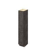 Monaco - 15" x 84" Vanity Linen Cabinet 2 Door, 6 Shelves in Slate MSL-VL1584