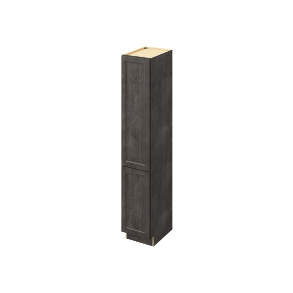 Monaco - 15" x 84" Vanity Linen Cabinet 2 Door, 6 Shelves in Slate MSL-VL1584