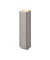 Cooper - 18" x 84" Vanity Linen Cabinet 2 Door, 6 Shelves in Grey CGR-VL1884