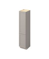 Monaco - 18" x 84" Vanity Linen Cabinet 2 Door, 6 Shelves in Grey MGR-VL1884