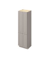 Cooper - 24" x 84" Vanity Linen Cabinet, 4 Door, 6 Shelves in Grey CGR-VL2484