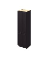 Hudson - 24" x 84" Vanity Linen Cabinet 4 Door, 6 Shelves in Espresso HES-VL2484