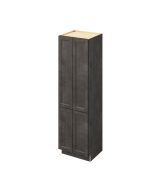 Monaco - 24" x 84" Vanity Linen Cabinet, 4 Door, 6 Shelves in Slate MSL-VL2484