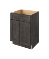 Cooper - 24" Vanity Sink Base, 2 Doors-1 False Front in Slate CSL-VSB24