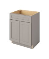 Cooper - 27" Vanity Sink Base, 2 Doors-1 False Front in Grey CGR-VSB27