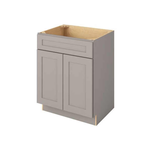 Cooper - 27" Vanity Sink Base, 2 Doors-1 False Front in Grey CGR-VSB27