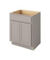 Hudson - 27" Vanity Sink Base, 2 Doors-1 False Front in Grey HGR-VSB27