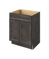 Monaco - 27" Vanity Sink Base, 2 Doors-1 False Front in Slate MSL-VSB27