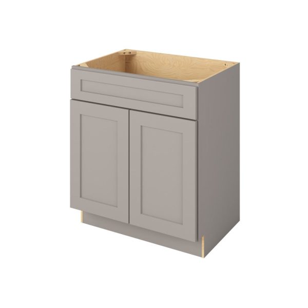 Cooper - 30" Vanity Sink Base, 2 Doors-1 False Front in Grey CGR-VSB30