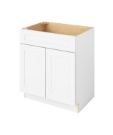 Cooper - 30" Vanity Sink Base, 2 Doors-1 False Front in White CWH-VSB30