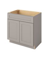 Cooper - 33" Vanity Sink Base, 2 Doors-1 False Front in Grey CGR-VSB33