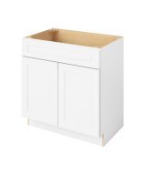 Cooper - 33" Vanity Sink Base, 2 Doors-1 False Front in White CWH-VSB33