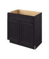 Monaco - 33" Vanity Sink Base, 2 Doors-1 False Front in Espresso MES-VSB33