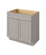 Monaco - 33" Vanity Sink Base, 2 Doors-1 False Front in Grey MGR-VSB33