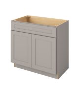 Cooper - 36" Vanity Sink Base, 2 Doors-1 False Front in Grey CGR-VSB36