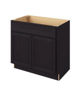 Hudson - 36" Vanity Sink Base, 2 Doors-1 False Front in Espresso HES-VSB36