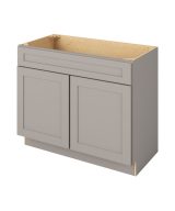 Cooper - 42" Vanity Sink Base, 2 Doors-1 False Front in Grey CGR-VSB42