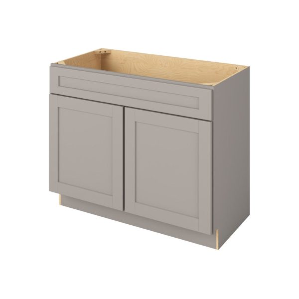 Cooper - 42" Vanity Sink Base, 2 Doors-1 False Front in Grey CGR-VSB42