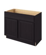 Hudson - 42" Vanity Sink Base, 2 Doors-1 False Front in Espresso HES-VSB42